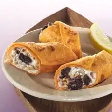 Wraps met brie, noten en honing