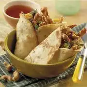 Wraps met eendenborst en teriyakisaus