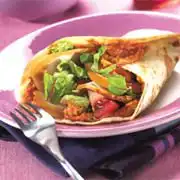 Wraps met roomkaas en fricandeau