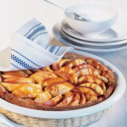 Appeltaart met karamel