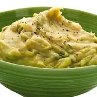 Aardappelpuree met saffraan