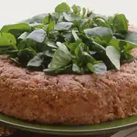 Gehaktbrood met paprika en prei