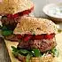 Hamburgers met mango-chutneysaus