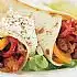 Wraps met kipfilet, champignons en roomsaus