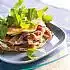 Blini sandwich met haring