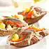 Bruschetta met haring en paprika