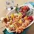 Garnalen-spiesjes en visbrochette met salsa picante