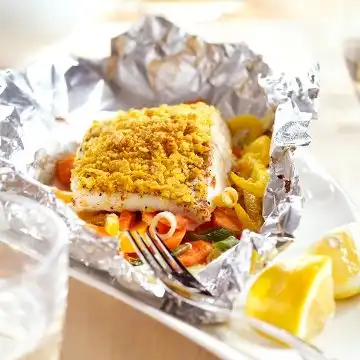 Koolvis-pakketjes met tortillachips