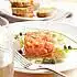 Tartaartje van gerookte zalm met kappertjes