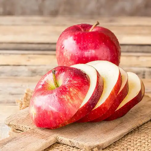 Appel met warme gemberkwark