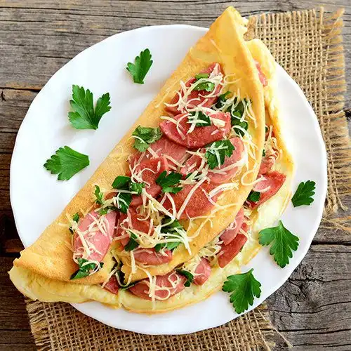 Cajun omelet