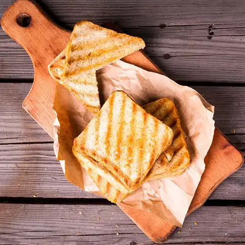 Pittige tosti met garnalen