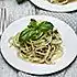 Spaghetti met basilicum