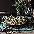Tagliatelle met gerookte kip en courgette