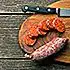 Tartaartje met chorizo en ui