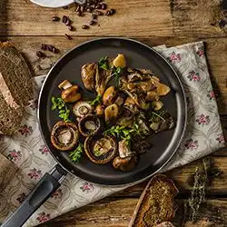 Tip: Toast met gorgonzola en gebakken oesterzwammen