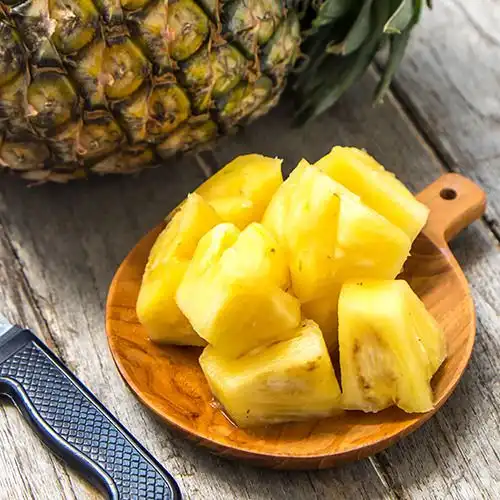 Varkensfilet met ananas-kerriesaus