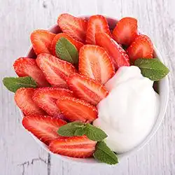 Tip: Aardbeien met limoenroom