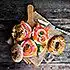 Bagels met roomkaas en gerookte zalm
