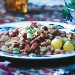 Tip: Bruine bonen met spek