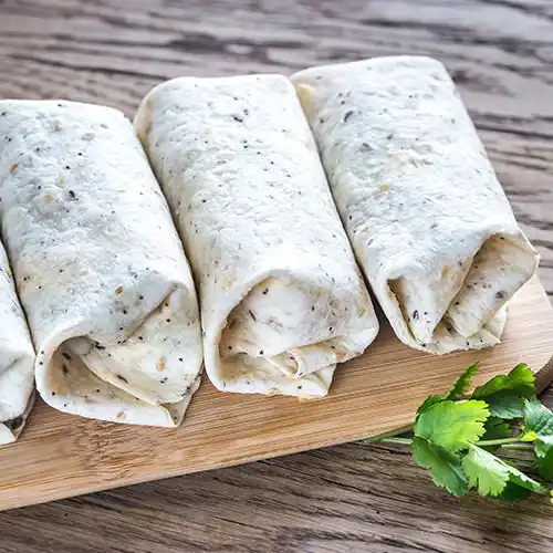 Burrito's met vis en pittige salsa