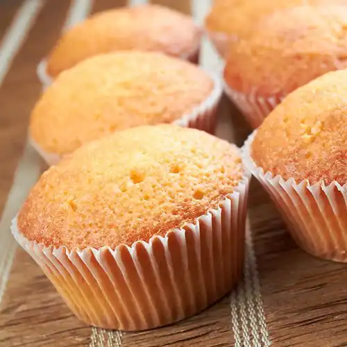 Cupcakes met saffraan en amandel