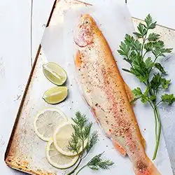 Tip: Forel met kruiden uit de oven
