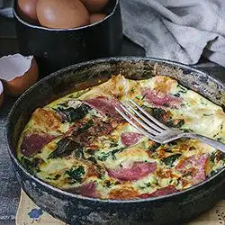 Tip: Frittata met ham en artisjokharten