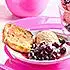 Gegrild suikerbrood met kaneelijs