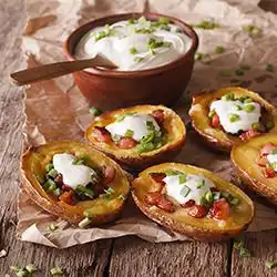 Tip: Gepofte aardappelen met romige vulling (jacket potato)