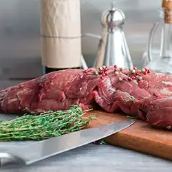 Tip: Hazenrugfilet met tijmsaus