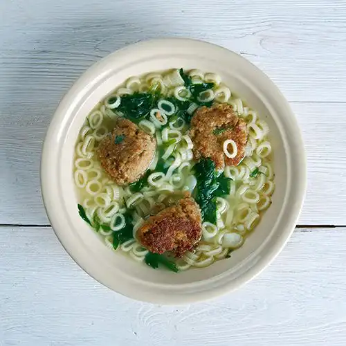 Italiaanse koolsoep met gehaktballetjes