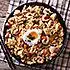 Nasi goreng met ham en garnalen