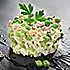 Saffraanrisotto met ham en doperwten
