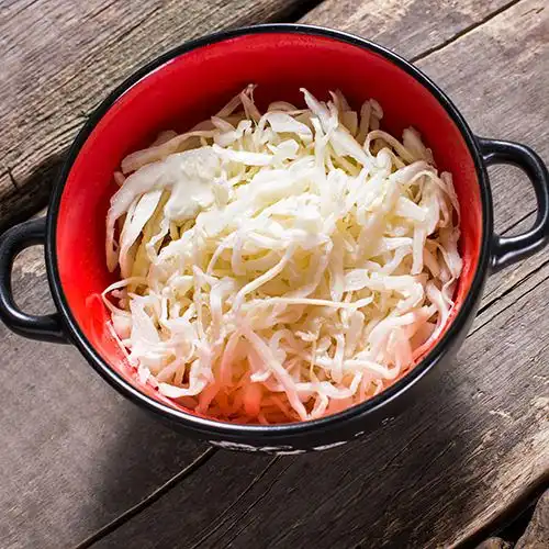 Zuurkool met zalm